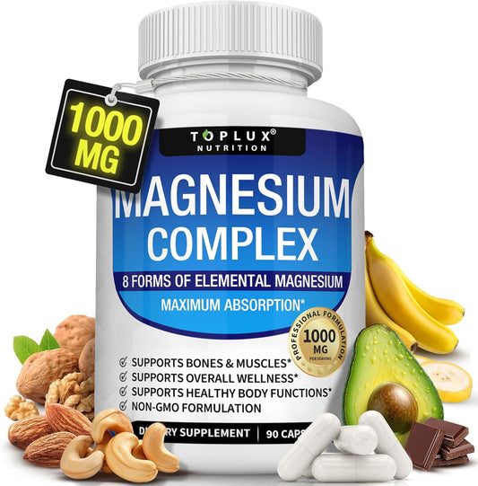 Complejo de magnesio Suplemento 8 Elemental 1000mg (TK)